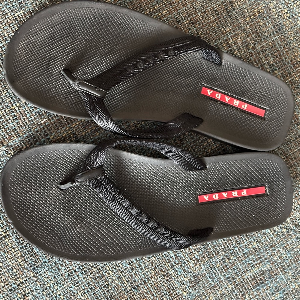 Prada authentic rubber sandals for men